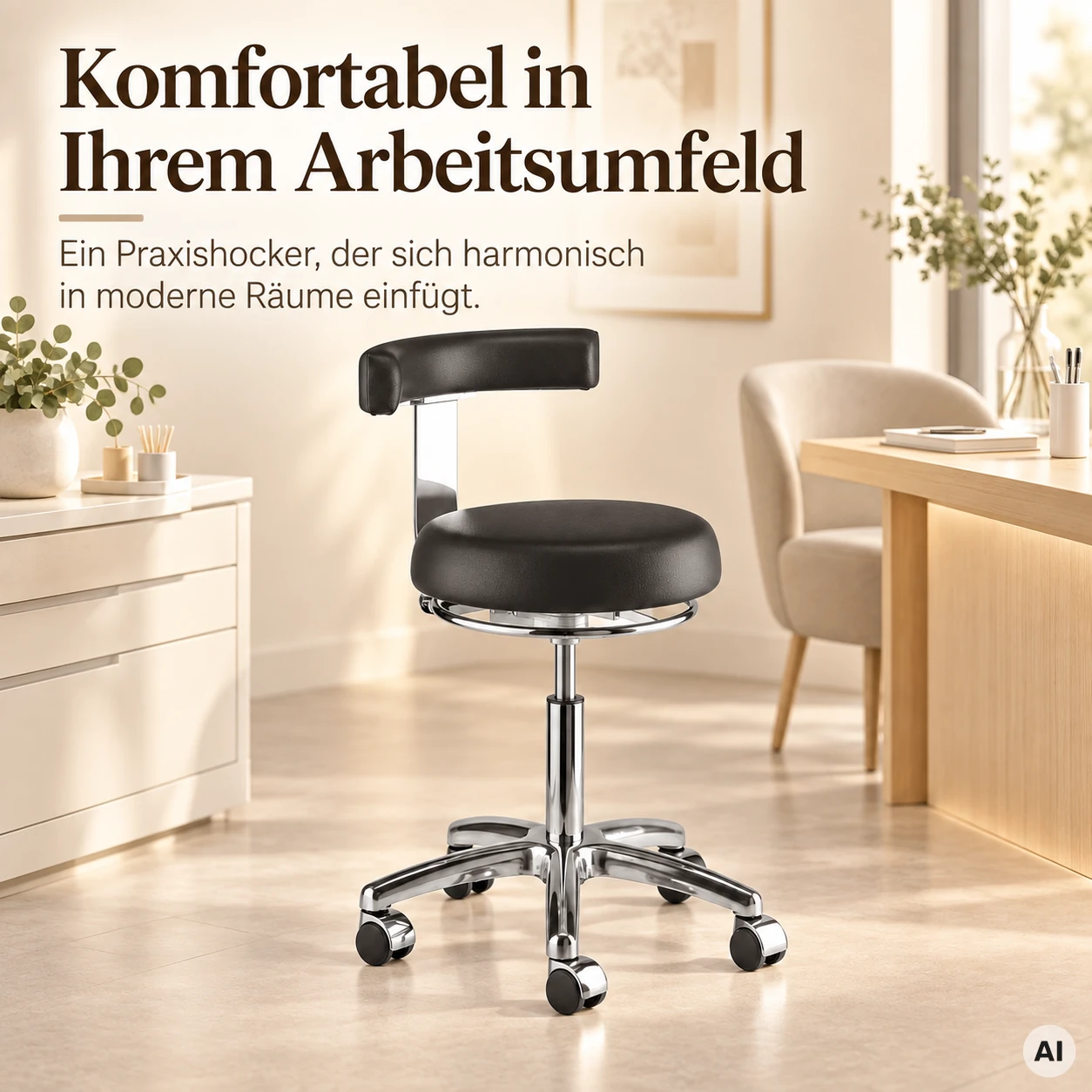 Dentist 3 - Rückenschonender Praxishocker
